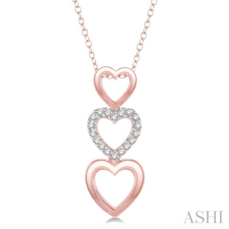 Heart Shape Diamond Pendant