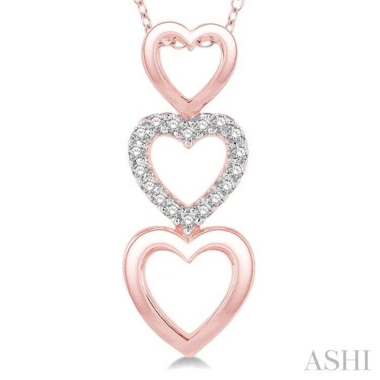 Heart Shape Diamond Pendant
