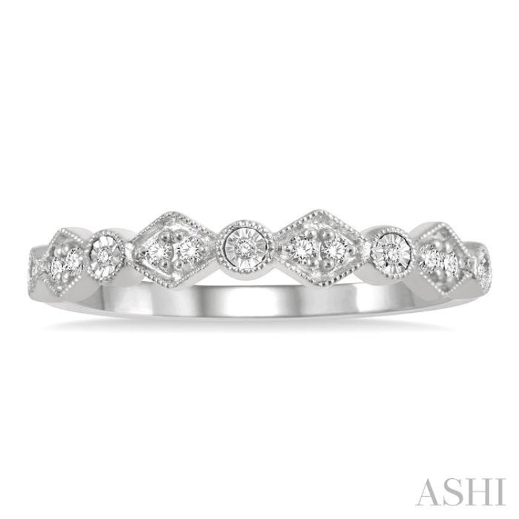 Stackable Light Weight Diamond Band
