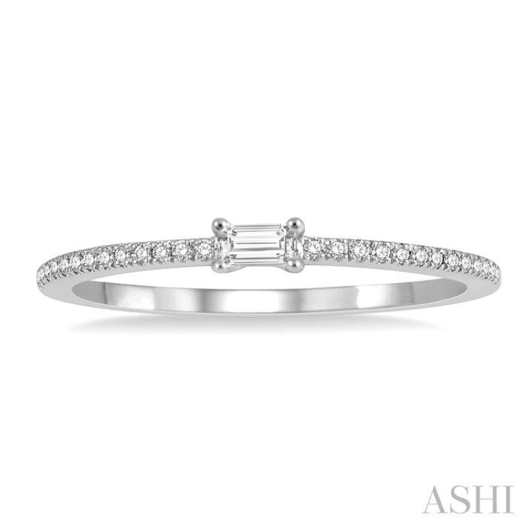 Stackable Light Weight Diamond Band
