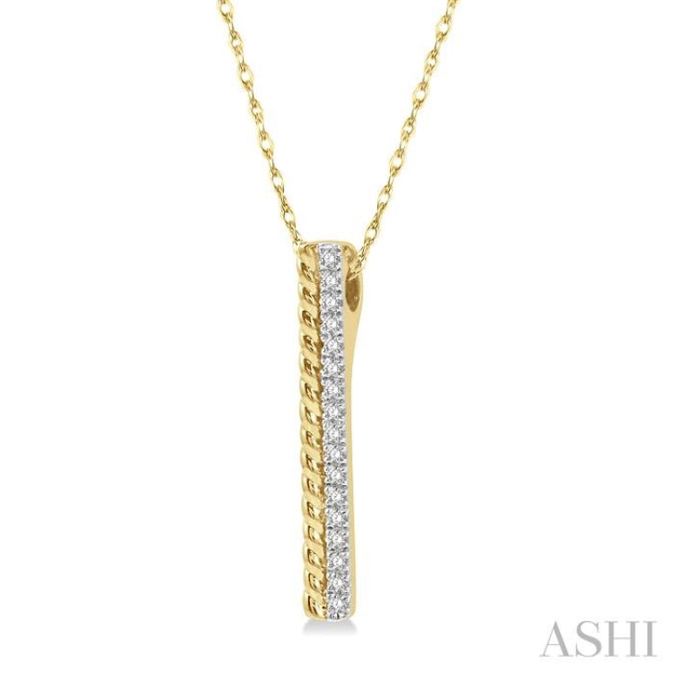 Diamond Bar Pendant