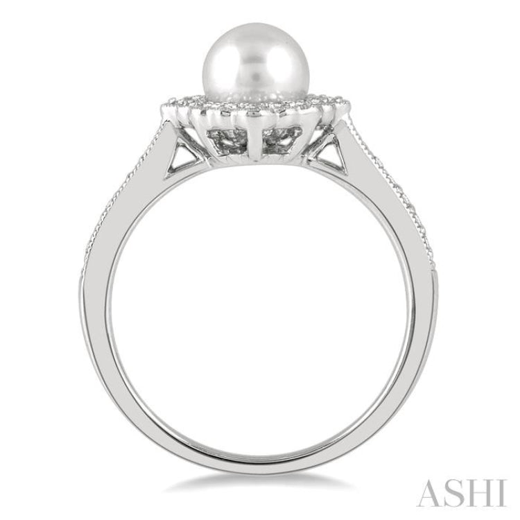 Pearl & Diamond Ring
