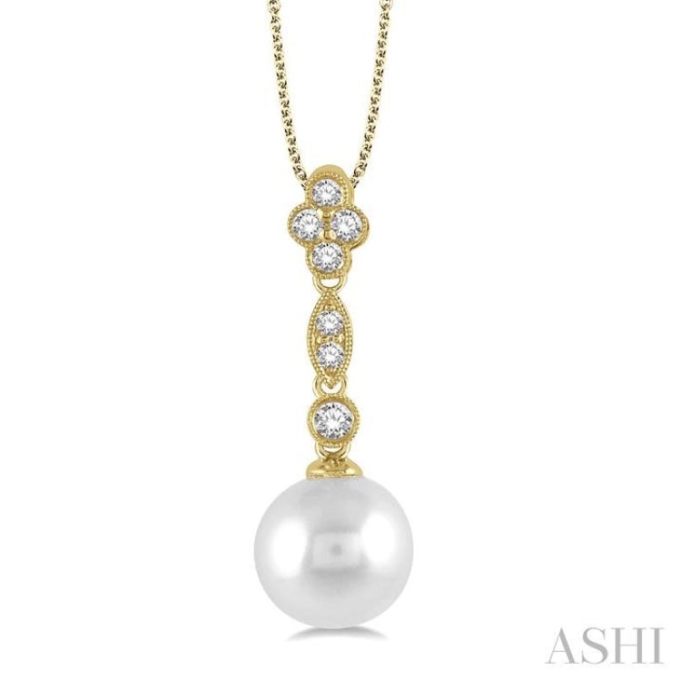 Pearl & Diamond Pendant