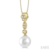 Pearl & Diamond Pendant
