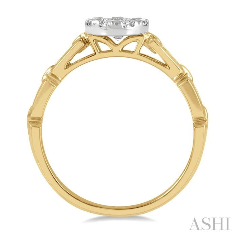 Lovebright Paper Clip Diamond Ring
