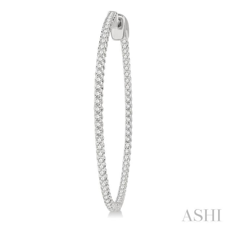 Inside-Out Diamond Hoop Earrings