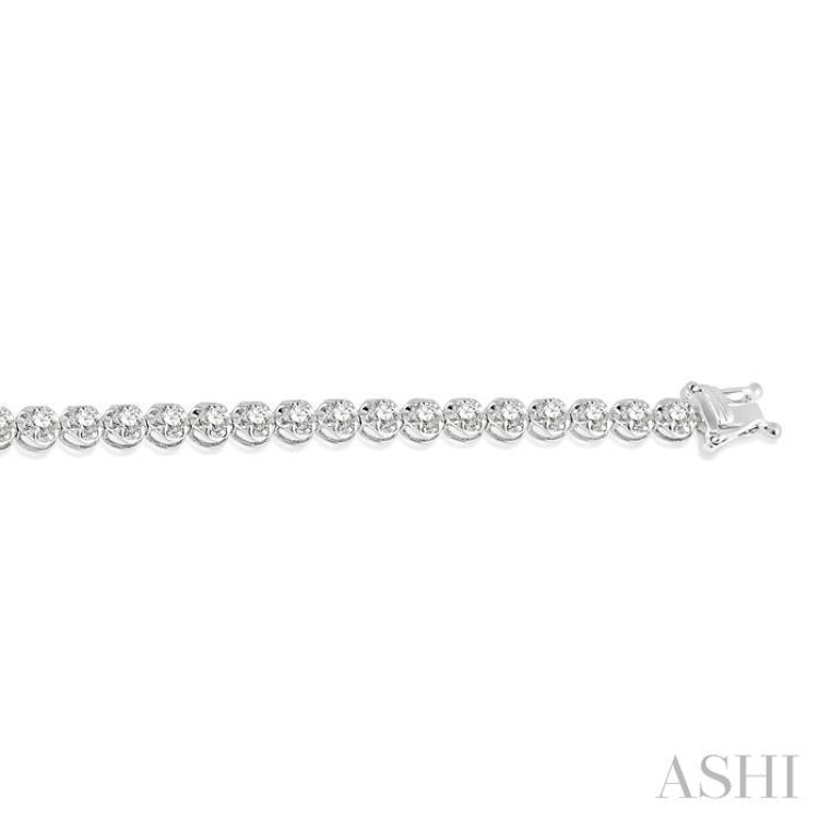 Illusion Plate Diamond Bracelet