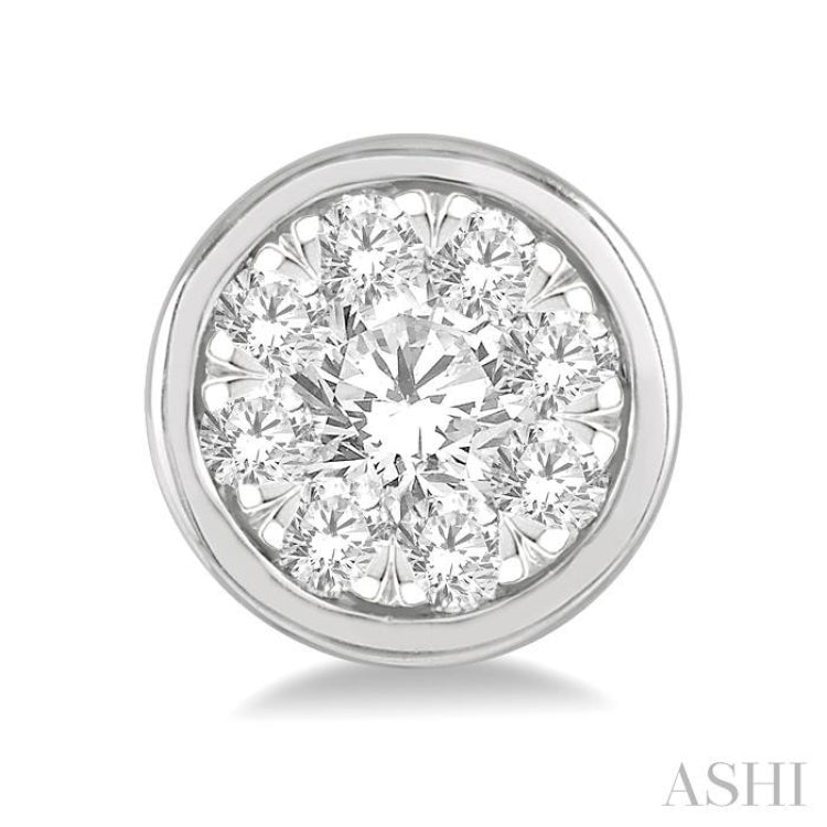 Round Shape Lovebright Essential Diamond Earrings