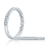 Delicate Quilted Anniversary Band