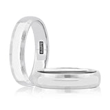 Classic Platinum Men's Wedding Band