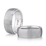 Classic Platinum Men's Wedding Band