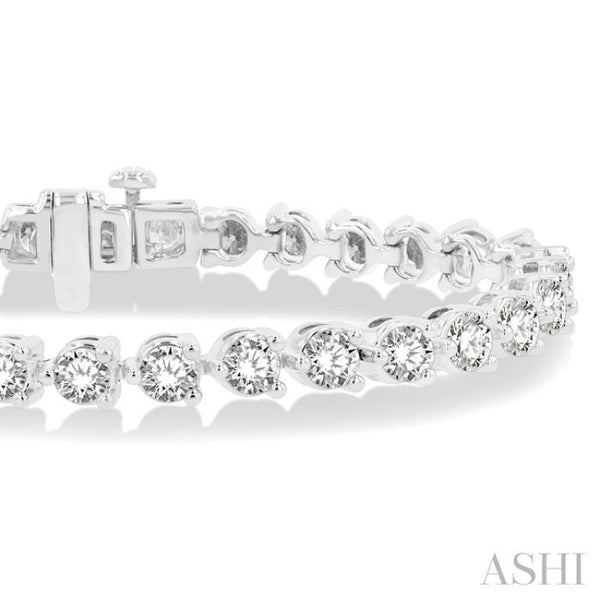 Diamond Tennis Bracelet - 7072MWFADFGWG – Charleston