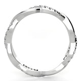 Entwined Half Twine Eternity Wedding Band 0.23ct