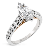LP2356-MQ WHITE 18K SEMI WHITE-ROSE