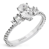 LR2850 WHITE 18K SEMI
