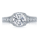 Round Bloom Engagement Ring