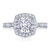 Round Bloom Engagement Ring