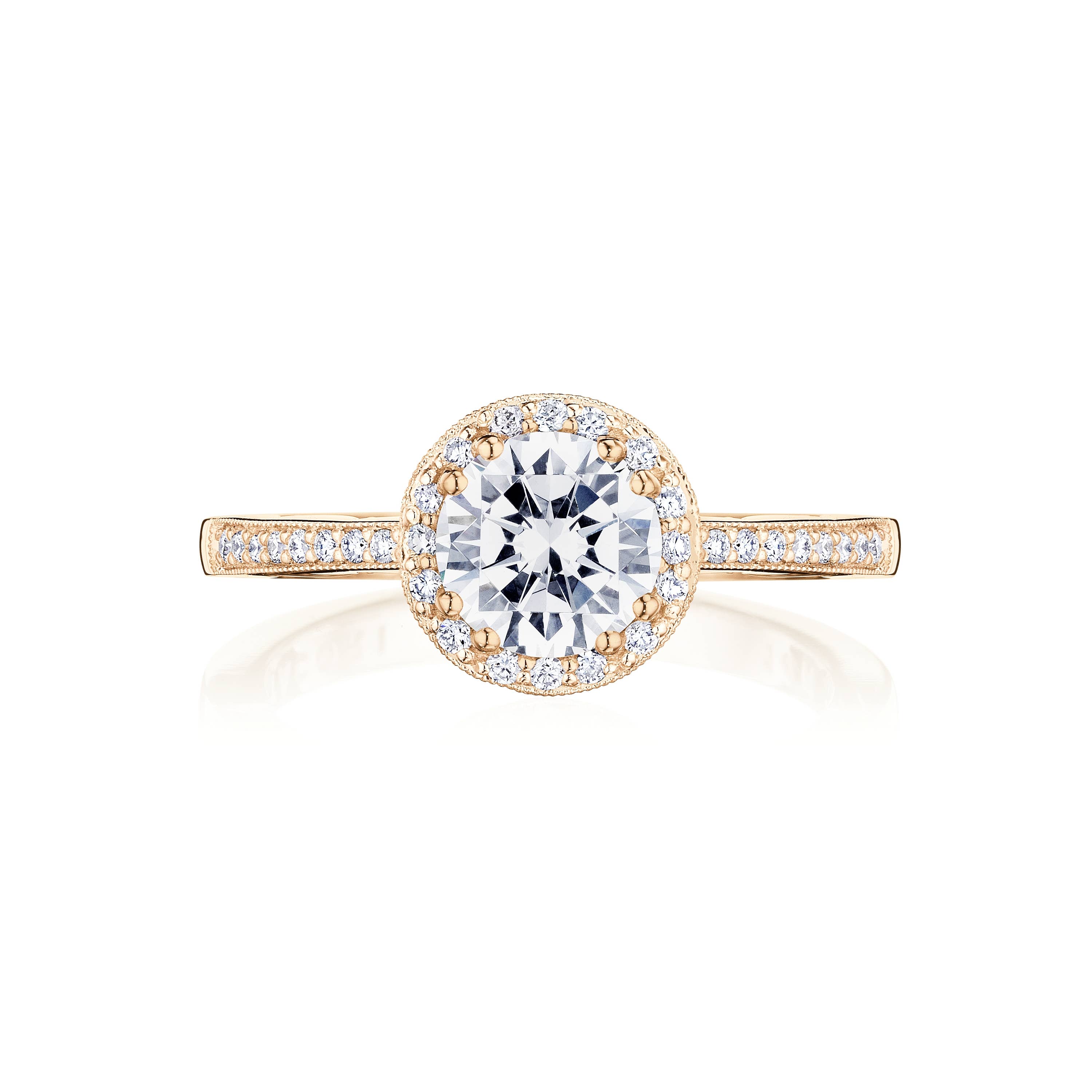Round Bloom Engagement Ring