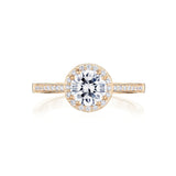 Round Bloom Engagement Ring