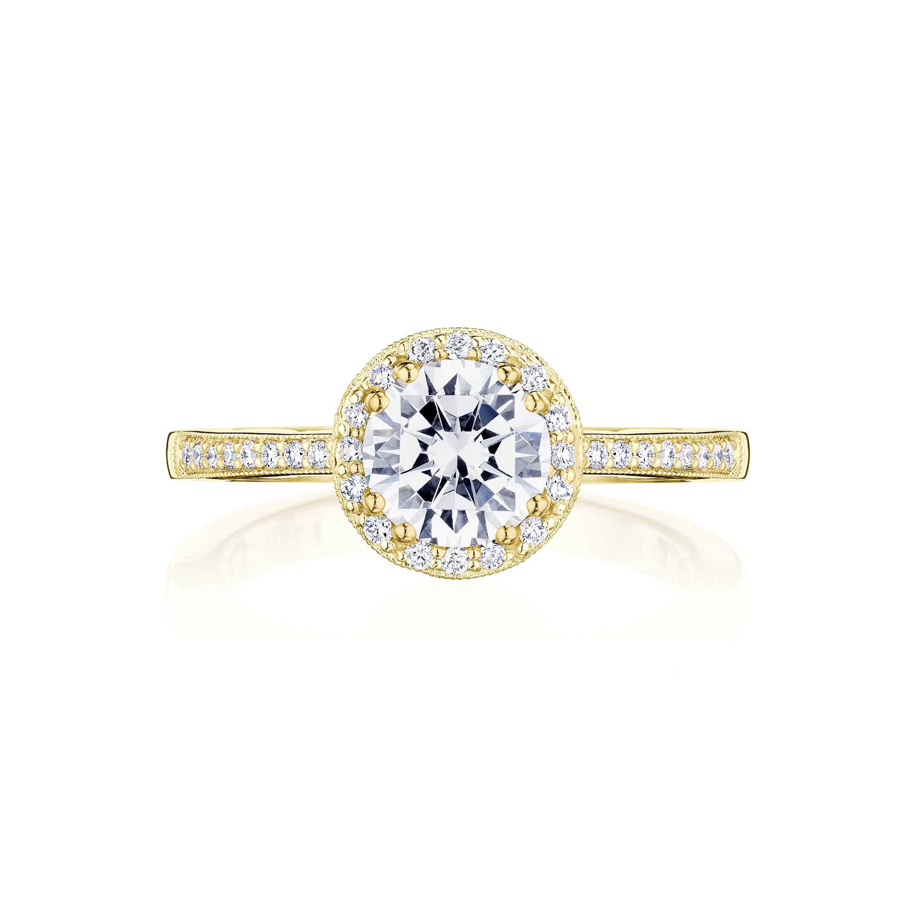 Round Bloom Engagement Ring