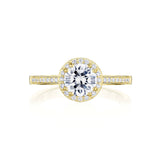 Round Bloom Engagement Ring