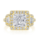 Princess 3-Stone Engagement Ring