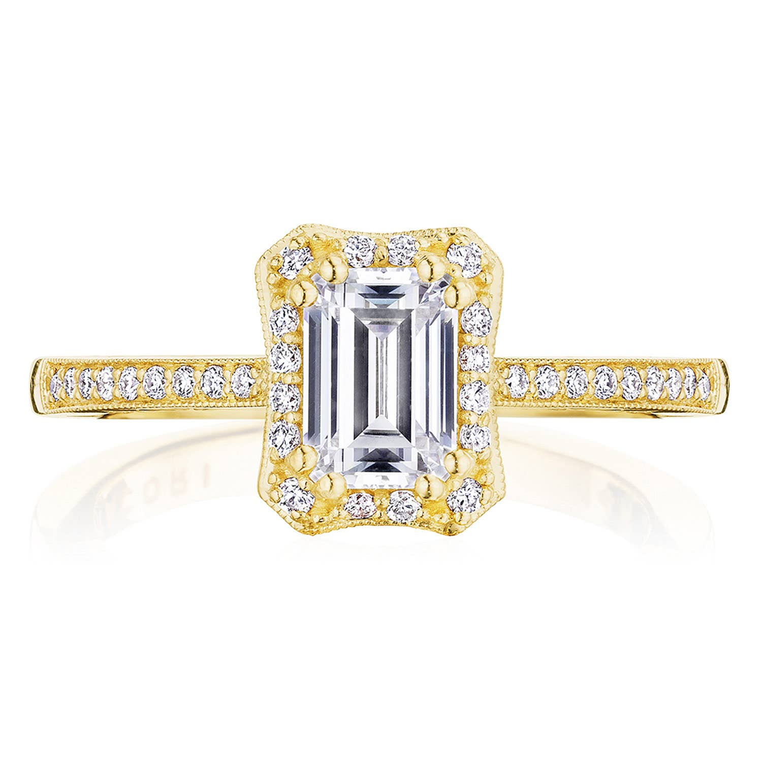 Emerald Bloom Engagement Ring