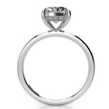 3.07 ctw RADIANT LAB GROWN DIAMOND HIDDEN HALO RING 18k White Gold, F,VS1| IGI Certified