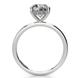 3.07 ctw ROUND LAB GROWN DIAMOND HIDDEN HALO RING 18k White Gold, F,VS1| IGI Certified