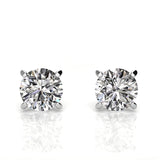 5cttw Lab Grown Diamond Studs 14kt white gold