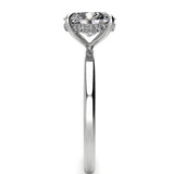 3.07 ctw OVAL LAB GROWN DIAMOND HIDDEN HALO RING 18k White Gold, F,VS1| IGI Certified