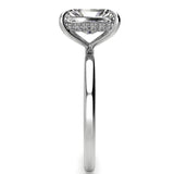3.07 ctw RADIANT LAB GROWN DIAMOND HIDDEN HALO RING 18k White Gold, F,VS1| IGI Certified