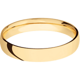 14K Yellow Gold + Polish Finish