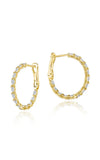 Large Hoop Earrings in 18k Yellow Gold