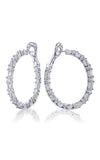 Diamond Hoop Earrings