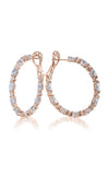 Diamond Hoop Earrings