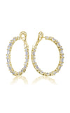 Diamond Hoop Earrings