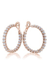 Diamond Hoop Earrings