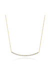 Pear Diamond Necklace in 18k Yellow Gold