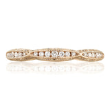 Twist with Diamond Accent Wedding Band