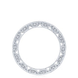 Channel Set Wedding Band