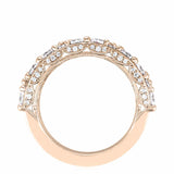 East West Marquise and Pear Mosaic Band