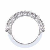 East West Marquise and Pear Mosaic Band