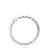 Channel Set Wedding Band