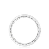 Channel Set Wedding Band