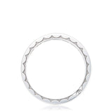 Channel Set Wedding Band