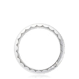 Channel Set Wedding Band