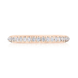 Single Row Pavé Wedding Band