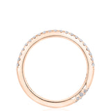 Single Row Pavé Wedding Band