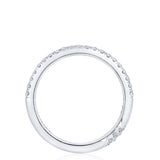 Single Row Pavé Wedding Band